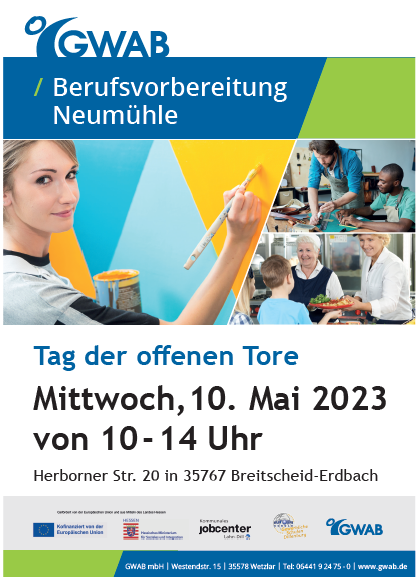 Flyer Tag der offenen Tür Neumühle 2023